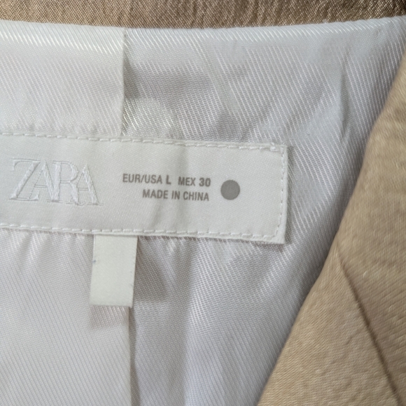 Zara Gold Blazer And Trouser Set Large - Picture 11 of 16